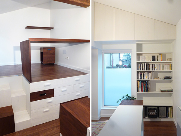 Agencement Chambre et Dressing Atelier Ours Blanc